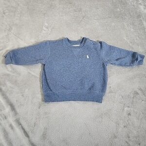 Polo Ralph Lauren Sweatshirt Boys 12Mths Blue Long Sleeve  Fleece